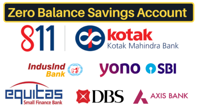 Open Zero Balance Saving Account online