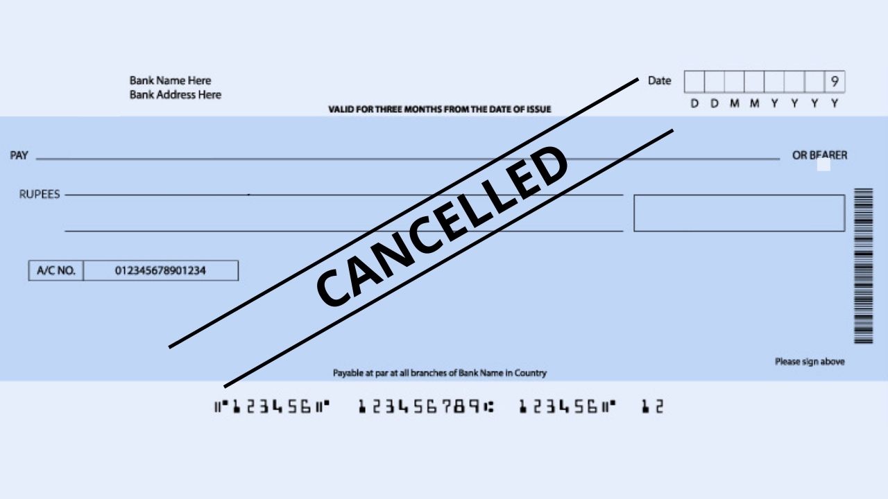 What Happens If You Cash A Cancelled Check