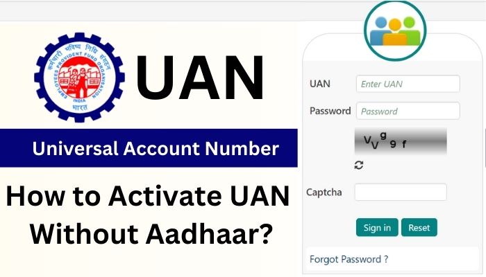 How to Activate UAN Without Aadhaar