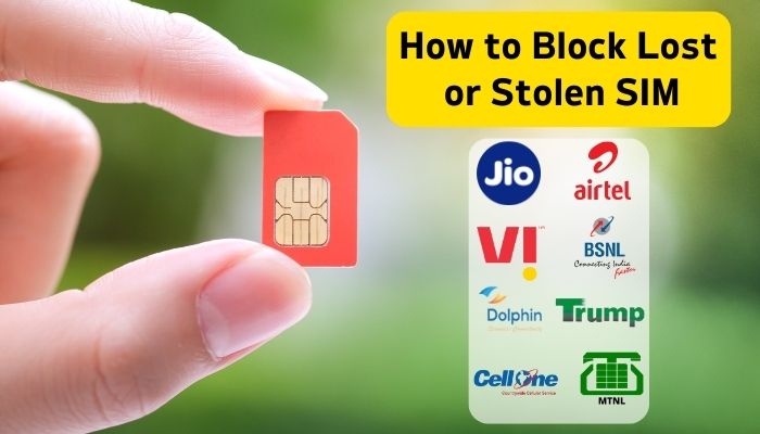 How to Block Lost or Stolen SIM