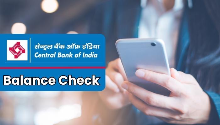 Central Bank of India Balance Check Number